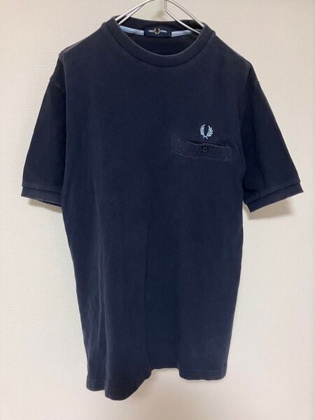FRED PERRY フレッドペリー 鹿の子 半袖 Tシャツ クルーネック