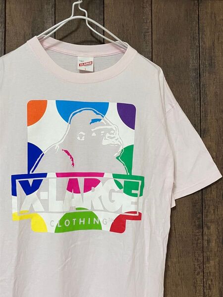 XLARGE/エクストララージ ゴリラプリント ロゴ Tシャツ Lサイズ