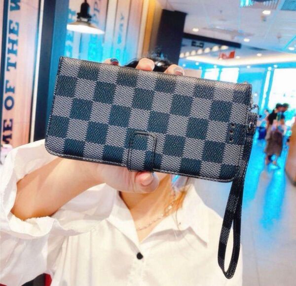 手帳型 チェック柄 Google Pixel9aケース 高級感 おしゃれ 全面保護 携帯カバー 黒色