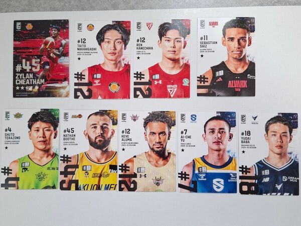 B.LEAGUE カード 2024-25 クラブランダムパック 9枚セット