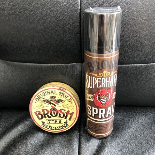 BROSH POMADE ブロッシュ ポマード 115g×ハードスプレー