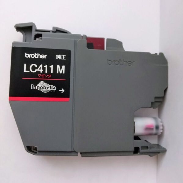 満タンリサイクルインクLC411-M マゼンタ1色1個 純正カートリッジに互換インク充填満タン表示に書き換え済み