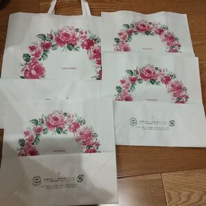 高島屋 ショッパー大1枚(ややしわアリ)小3枚 新品未使用 タカシマヤ
