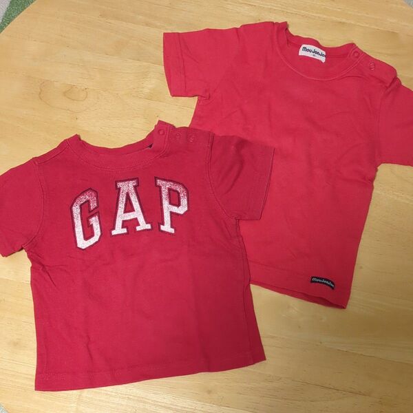 GAP moujonjon 半袖Tシャツ 80cm 2枚セット