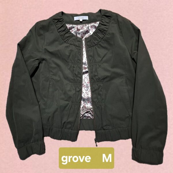 grove ブルゾン モスグリーン M