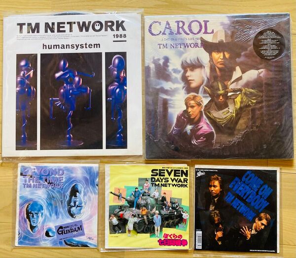 TM NETWORK レコード 5枚セット まとめ売り