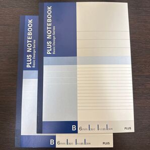 プラスノート B罫6mm30枚2冊