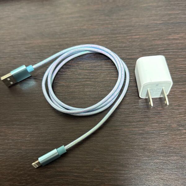 USB-Lightningケーブル 1m Apple純正アダプターセット iPhone