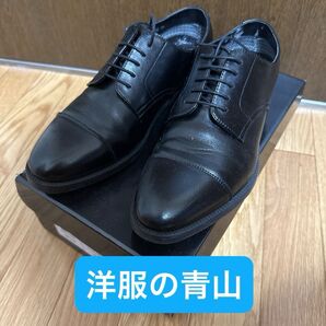 洋服の青山 Biz-Luck 革靴 24.0cm ビジネスシューズ ブラック ストレートチップ