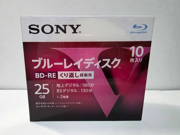 録画用BD-RE 2倍速 10枚 10BNE1VLPS2