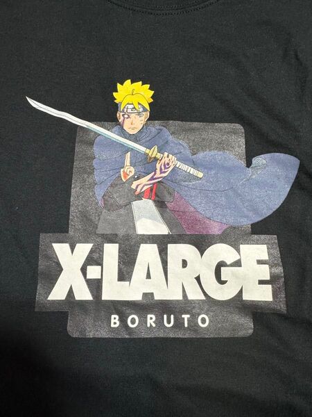 未使用 XLARGE × NARUTO ナルト × BORUTO ボルト エクストララージ Tシャツ 半袖T-シャツ アニメ