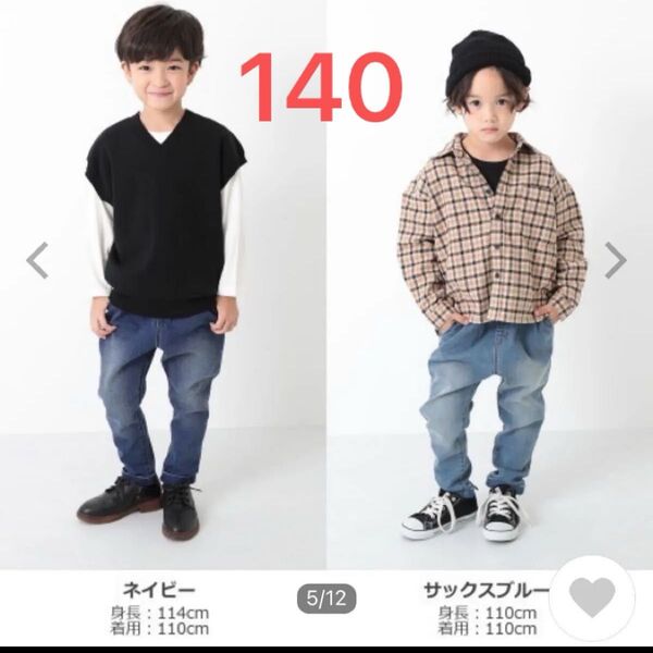 デビロック デニム パンツ 140
