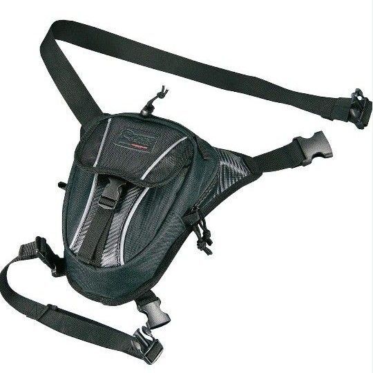 KOMINE コミネ バイク用 レッグバッグ ブラック ツーリング SA053