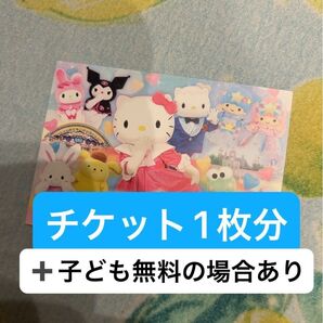 値下不可カテ変更可能サンリオピューロランドサンリオハーモニーランド入場券
