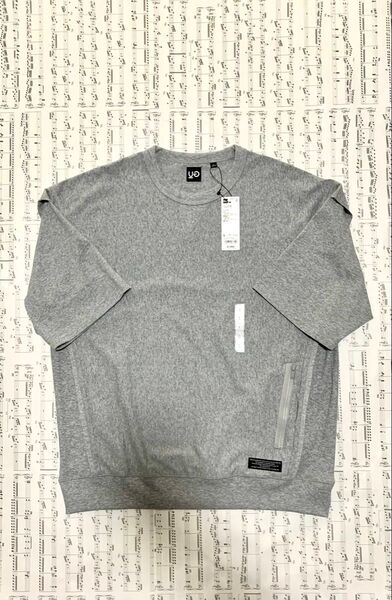 GU スウェT五分袖 undercover メンズ グレー L