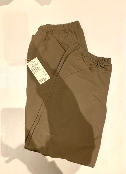 無印良品 撥水ナイロンウィンドパンツ 紳士 カーキ XL