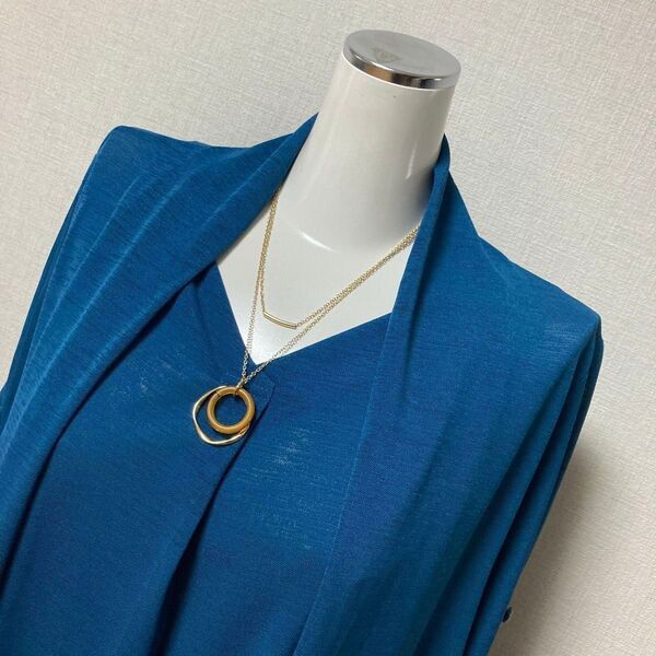 アクセサリー付きトッパーフェイクチュニック M