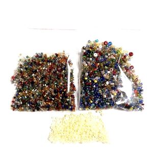 ビーズ まとめ売り 3袋セット ハンドメイド レクリエーション 手芸材料