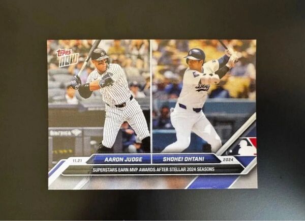 【限定】topps now 大谷翔平 アーロン・ジャッジ 2025