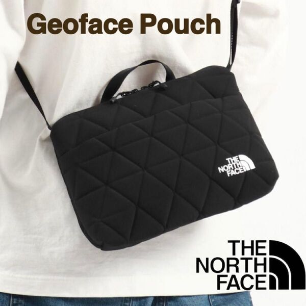【新品未開封】 THE NORTH FACE ノースフェイス ジオフェイス ポーチ ショルダーバッグ ブラック