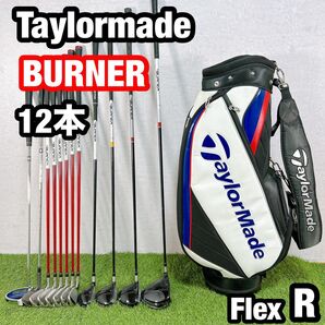 BURNER テーラーメイド ゴルフ クラブセット メンズ 12本 R 初心者