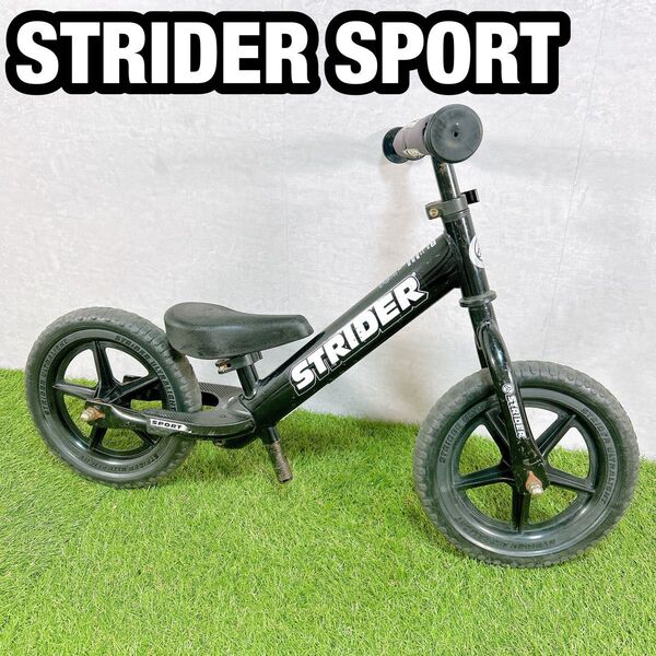 STRIDER SPORT ストライダー キッズバイク ブラック 自転車 12
