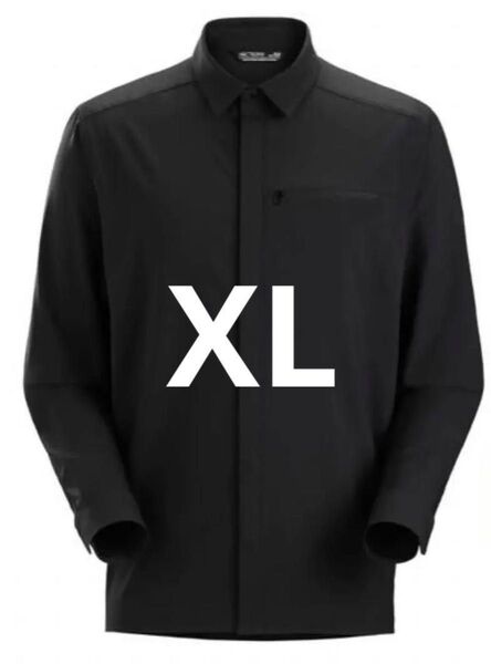 アークテリクス スカイライン ロングスリーブ シャツ メンズ ブラック XL 黒