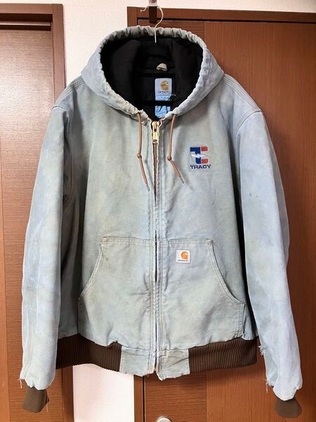 00s Carhartt アクティブジャケット J140 ブルー系 XL カーハート デトロイト チョアコート ハートタグ シエラ