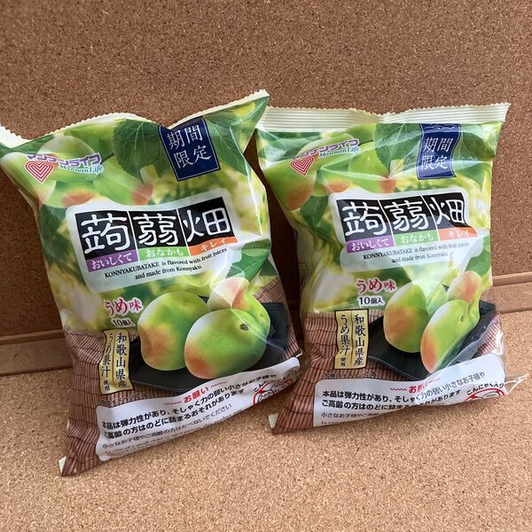 蒟蒻畑 うめ 期間限定 こんにゃくゼリー 2袋