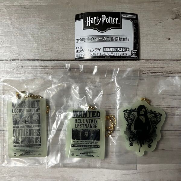 ハリーポッター Harry Potter アクリルチャームコレクション ベラトリックス・レストレンジ ルシウス・マルフォイ