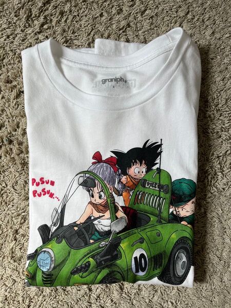 グラニフ ドラゴンボール 半袖白Tシャツ