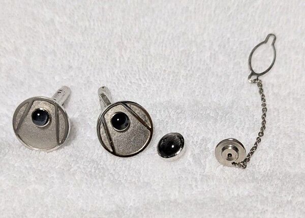 カフスボタン、ネクタイピン セット 昭和レトロ