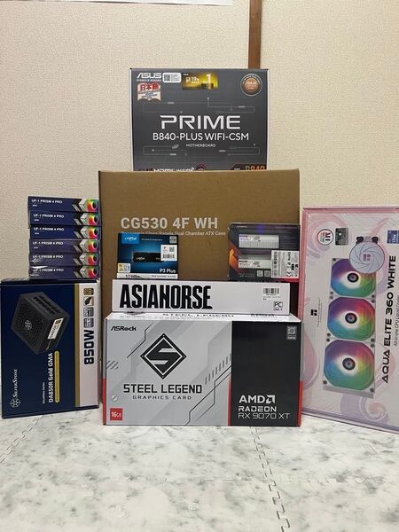 PC購入専用ーパーツ空箱+ 電源ケーブル