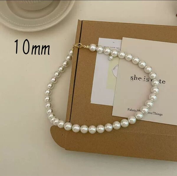 新品 パール ネックレス 10mm 冠婚葬祭 入学式 卒業式 結婚式 七五三 上品