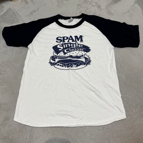 SPAM スパム 沖縄 ラグランTシャツ Mサイズ Tシャツ 半袖