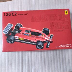 フジミ1/20 フェラーリ126C2 モナコGP仕様 未組み立 欠品無し