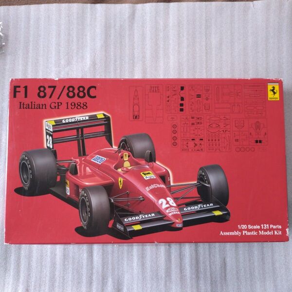 フジミ 1/20 フェラーリF1-87/88C イタリアGP仕様 未組み立 欠品無し