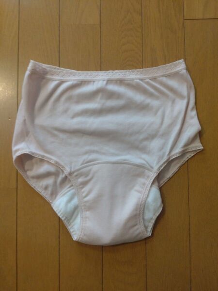 1枚お試し 新品未使用 失禁ショーツ パンツ LL ピンク 女性用 日本製 レース 匿名配送