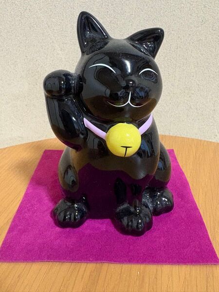 Dr.コパ 開運 黒猫 風水 笑み招き猫 招き猫 置物 新品未使用