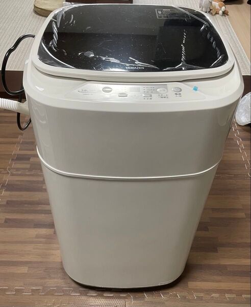 洗濯機 縦型 小型 コンパクト 小型洗濯機 ミニ洗濯機 3.8kg 脱水 YWMB-38 新生活 山善 全自動洗濯機
