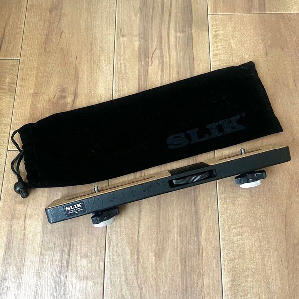 SLIK 雲台 三脚 アクセサリー プレート カメラ2台搭載用 袋付