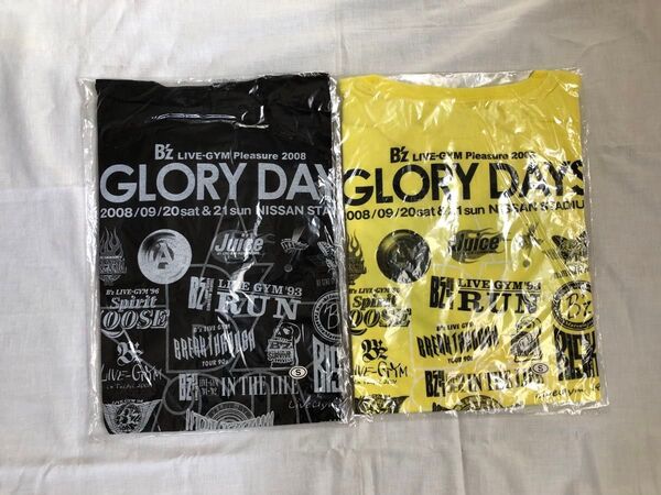 B'z LIVEグッズ GLORYDAYS Tシャツ2点Sサイズ 未使用品