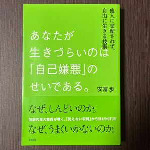 あなたが生きづらいのは「自己嫌悪」のせいである。 安冨歩