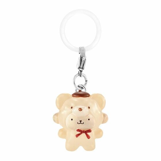 サンリオキャラクターズ めじるしアクセサリー~ラテクマデザイン~ ポムポムプリン ガチャ カプセルトイ