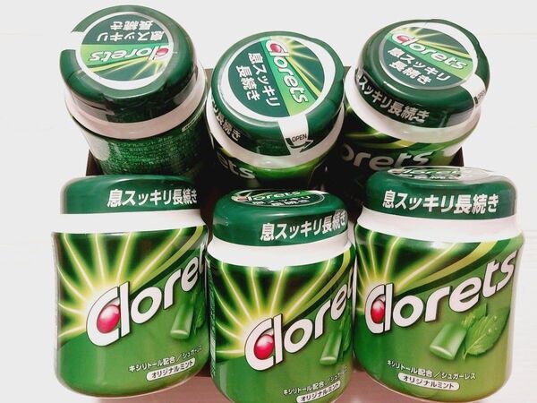 クロレッツ オリジナルミント ボトルガム 6個 クロレッツXP