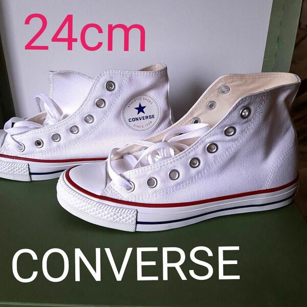 人気 新品 CONVERSE ハイカットスニーカー サイズ24cm