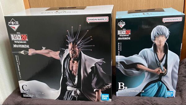 一番くじ BLEACH Stirring Souls vol.2 B賞 市丸ギン MASTERLISE C賞 更木剣八 新品未開封