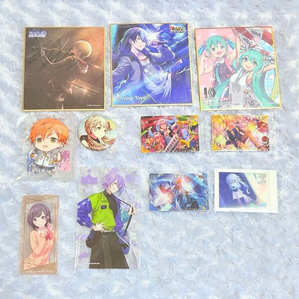 プロセカ グリ缶 色紙 ぱしゃこれ ウエハース 特典 アクスタ アニメイト 冬弥 彰人 類 司 こはね 絵名 寧々 初音ミク