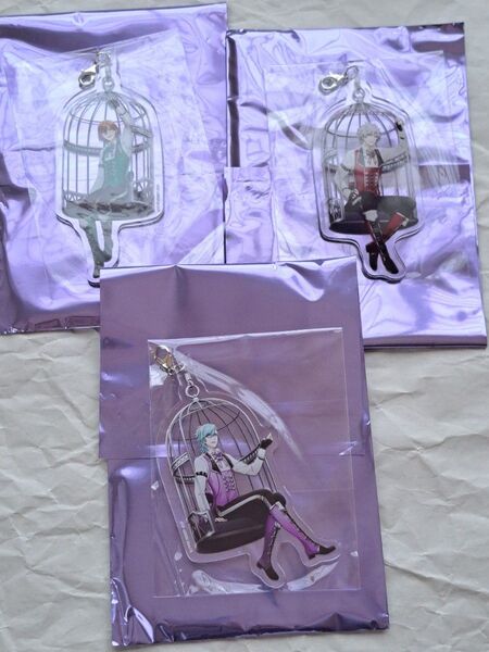 うたのプリンスさまっASSDMS 嶺二、蘭丸、藍 アクスタ アクリルスタンドQUARTET NIGHTカルナイうたプリ