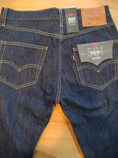 新品未使用 LEVI'S/リーバイス PREMIUM 501 BIG”E” W29 リンス